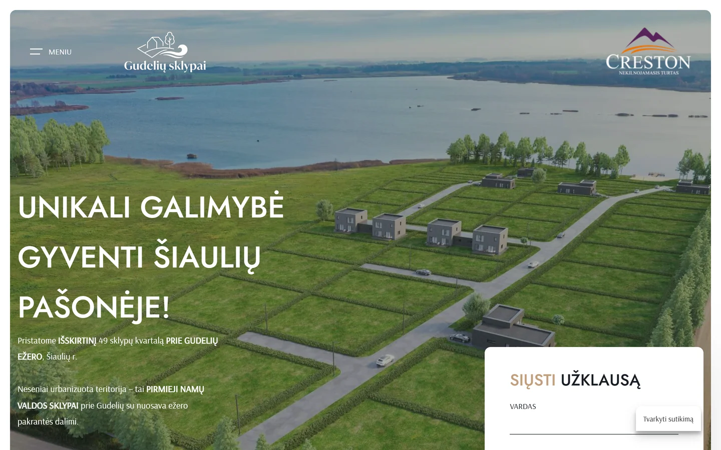 Gudelių sklypai — svetainės pradžios puslapis