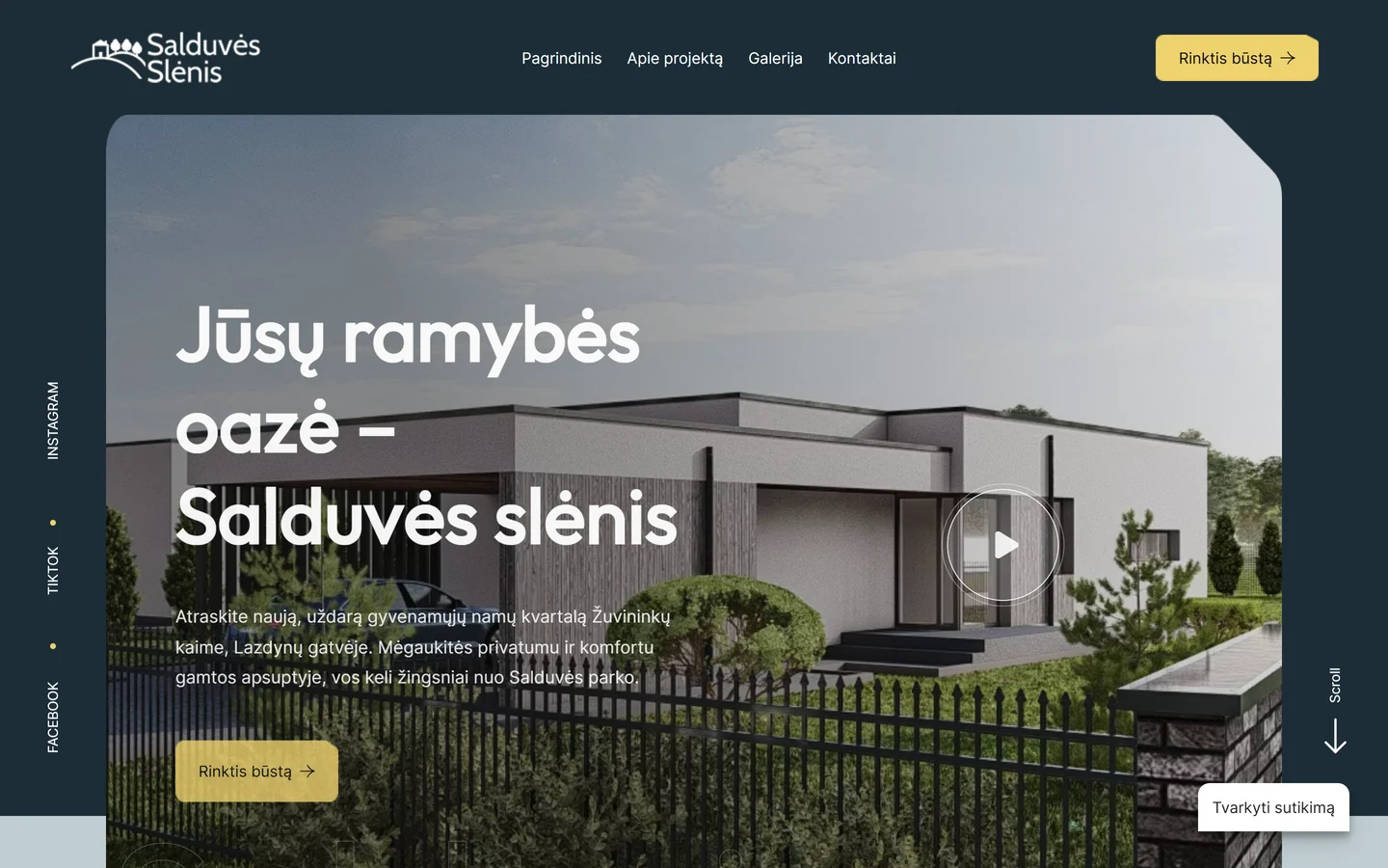 Salduvės slėnis — svetainės pradžios puslapis